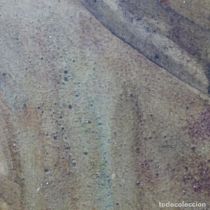 Arte: &Oacute;leo an&oacute;nimo. Anciana. - Foto 6