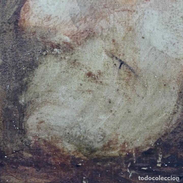 Arte: &Oacute;leo an&oacute;nimo. Anciana. - Foto 8