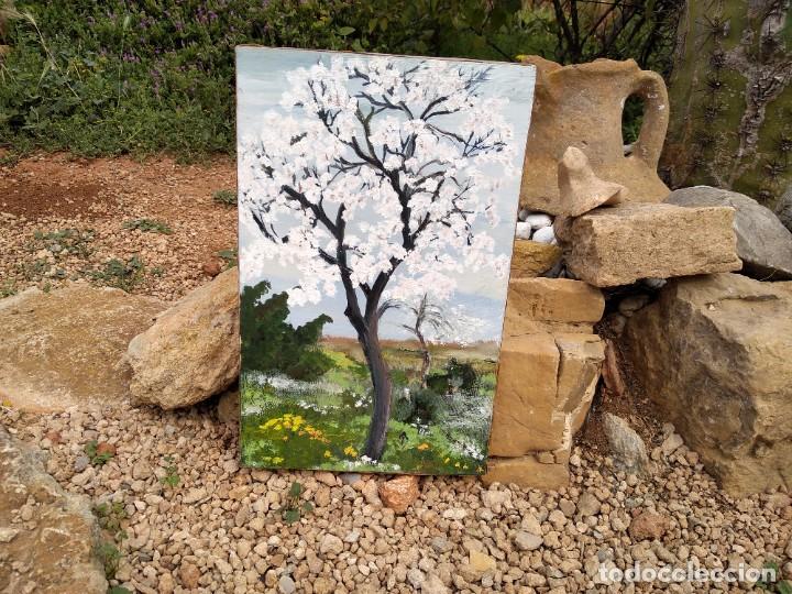 Arte: Cuadro almendros en flor - Foto 1
