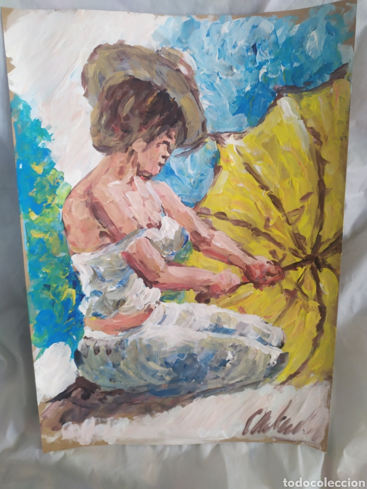 Arte: Chica de picnic (original ) - Foto 1