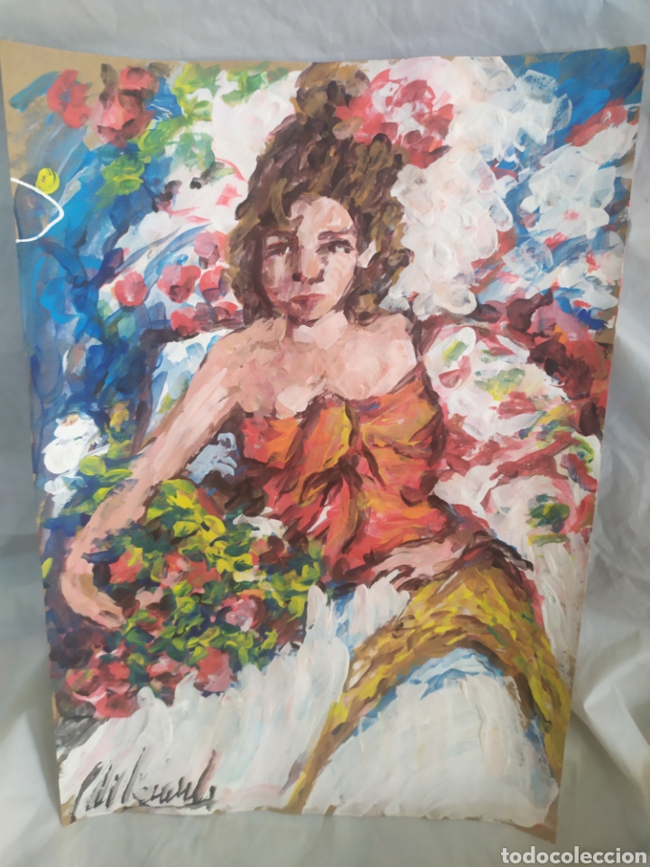 Arte: Mujer andaluza (original) - Foto 2