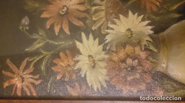 Arte: Bodeg&oacute;n JARRON CON FLORES 40x20ctms - Foto 8