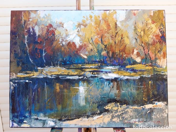 Arte: cuadro al oleo sobre lienzo ,,Oto&ntilde;o,, - Foto 1