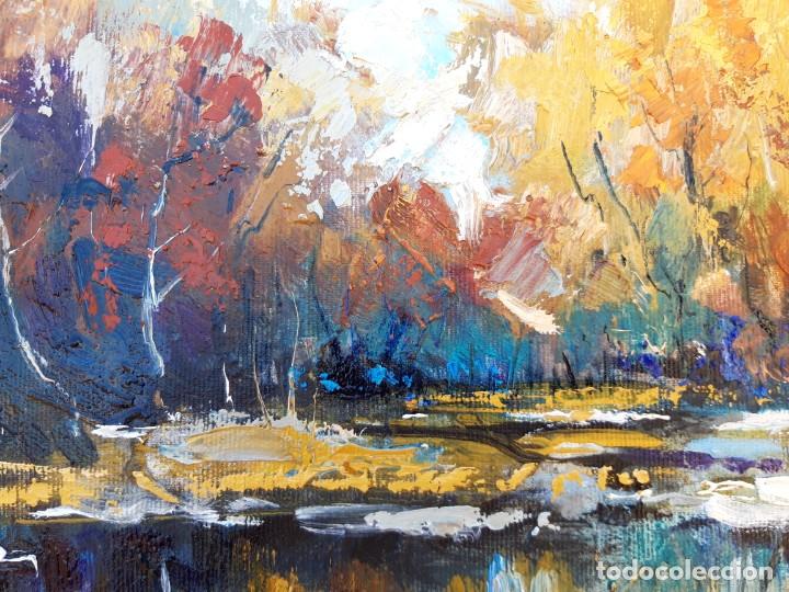 Arte: cuadro al oleo sobre lienzo ,,Oto&ntilde;o,, - Foto 4