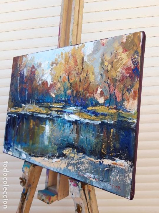 Arte: cuadro al oleo sobre lienzo ,,Oto&ntilde;o,, - Foto 6