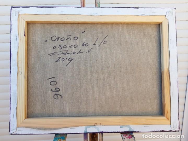Arte: cuadro al oleo sobre lienzo ,,Oto&ntilde;o,, - Foto 7