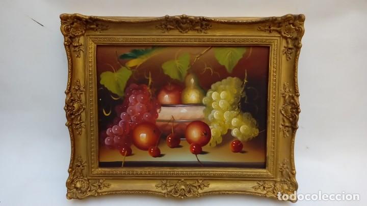 Arte: bodegon -oleo sobre tablex. - Foto 2