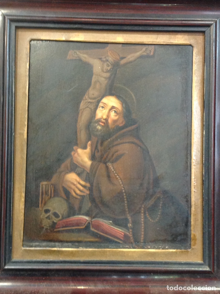 Arte: OLEO RELIGIOSO SOBRE ZINC - Foto 2