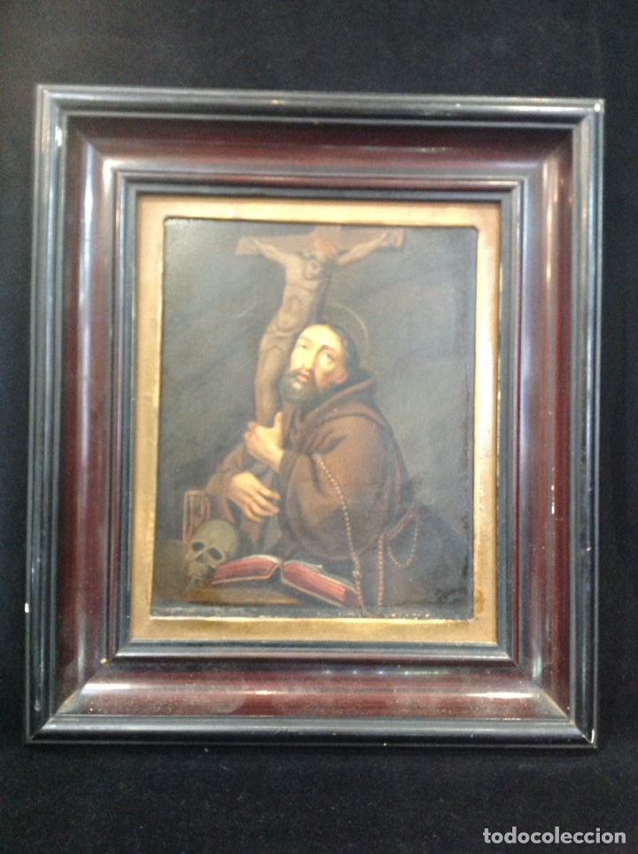 Arte: OLEO RELIGIOSO SOBRE ZINC - Foto 3