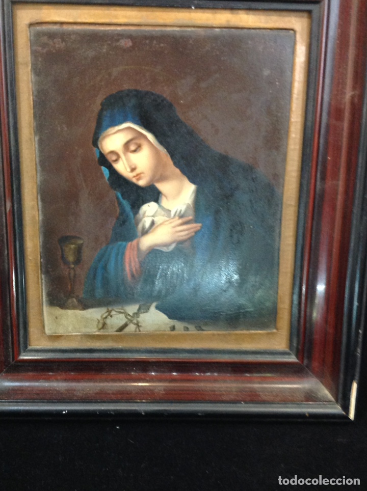 Arte: OLEO RELIGIOSO SOBRE ZINC - Foto 2