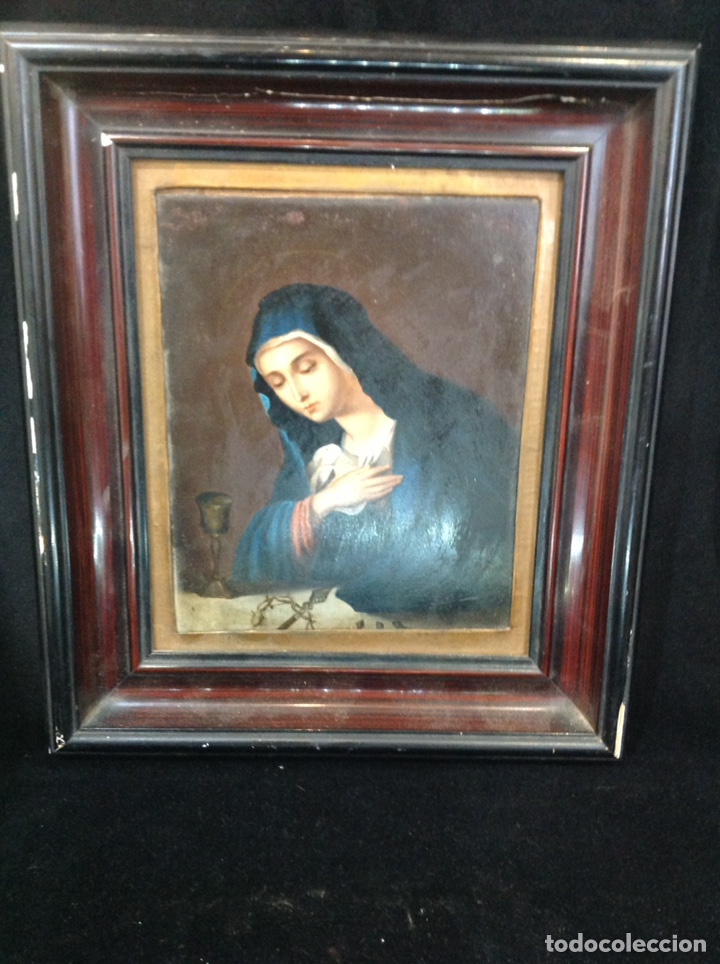 Arte: OLEO RELIGIOSO SOBRE ZINC - Foto 1