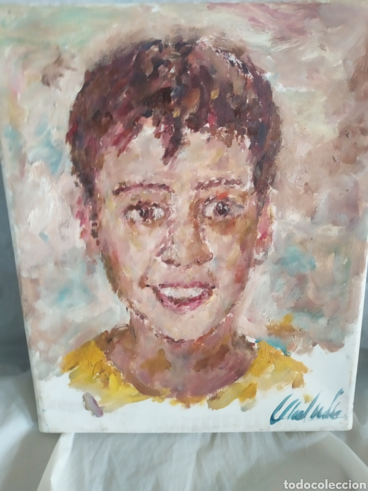 Arte: Retrato ni&ntilde;o (original) - Foto 2