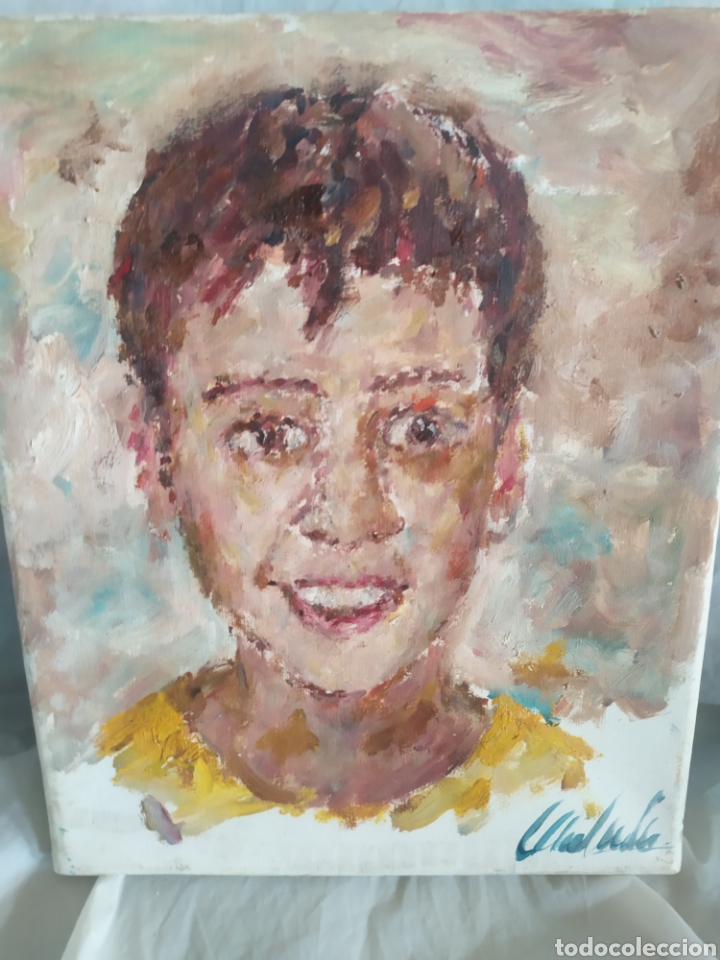 Arte: Retrato ni&ntilde;o (original) - Foto 3