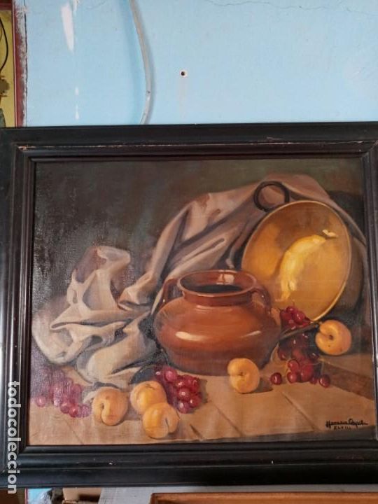 Arte: Horacio Capilla Bodegon oleo sobre lienzo - Foto 1