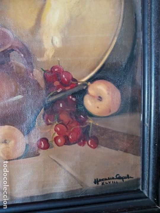 Arte: Horacio Capilla Bodegon oleo sobre lienzo - Foto 3