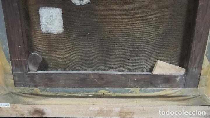 Arte: OLEO SOBRE LIENZO BODEGON CON MARCO NEGRO - Foto 11