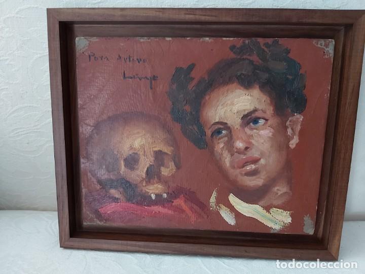 Kunst: MANOLO LAGE PINTOR CORU&Ntilde;A GALICIA OLEO