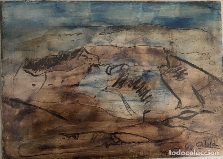 Arte: Sol Catal&aacute;-&Oacute;leo sobre cart&oacute;n.