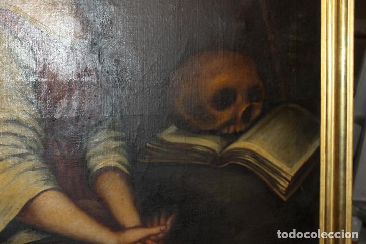 Arte: OLEO SOBRE LIENZO SE&Ntilde;ORA CON CALAVERA - Foto 5