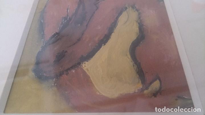 Arte: &Oacute;leo sobre tablex EL BESO 16x10ctms - Foto 10