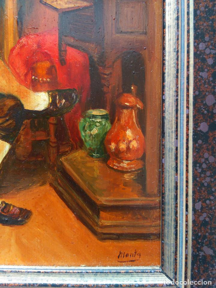 Arte: CUADRO AL OLEO &rdquo;EL COLECCIONISTA&rdquo; - Foto 3