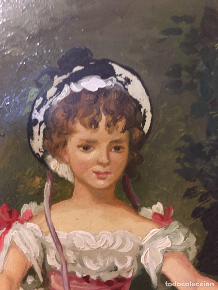 Arte: Ni&ntilde;a en el jard&iacute;n - Foto 3
