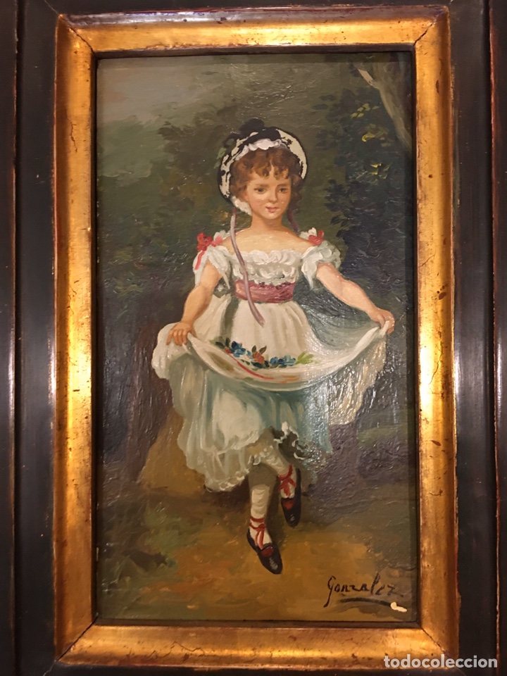 Arte: Ni&ntilde;a en el jard&iacute;n - Foto 5