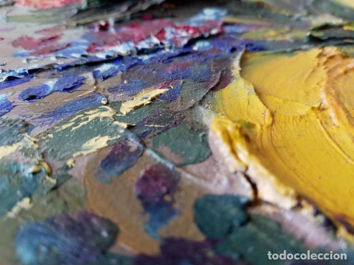 Arte: Bodegon de flores- oleo con gran relieve - Foto 9