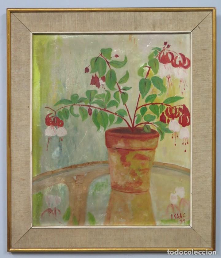 Arte: FLORERO. FIRMADO ISAAC. 71 - Foto 1