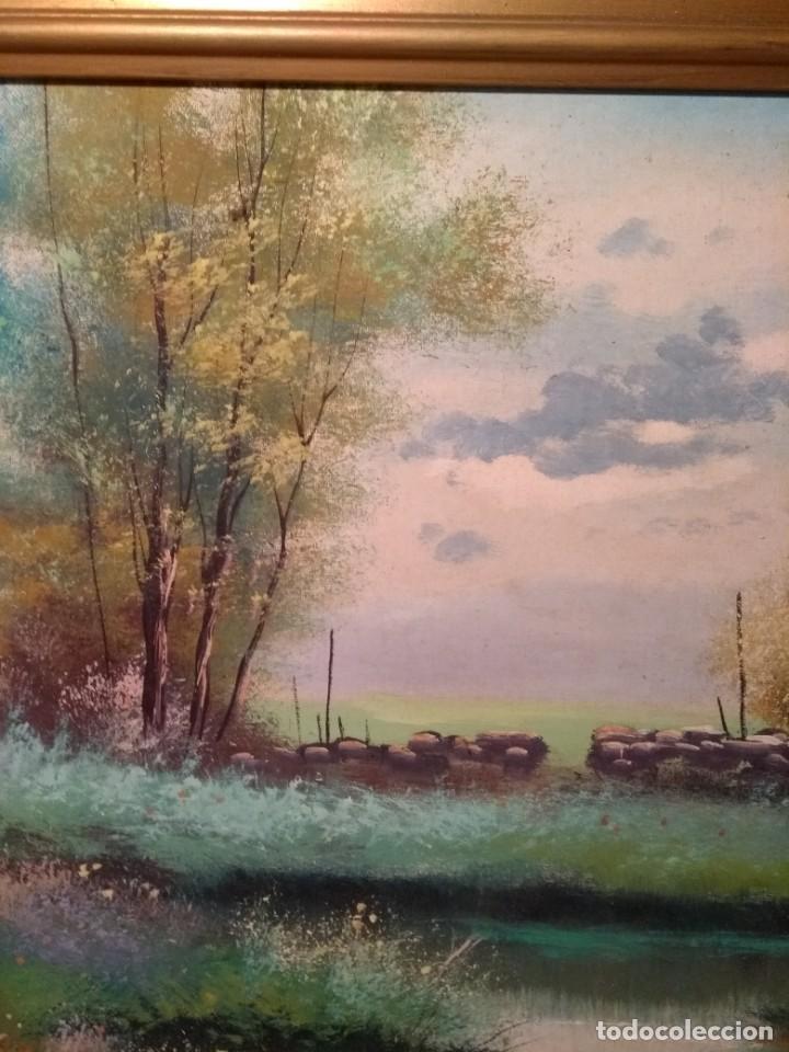 Arte: Cuadro. Oleo sobre lienzo. Autor desconocido. - Foto 5