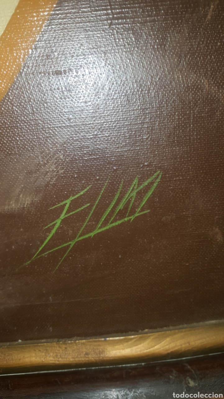 Arte: OLEO BODEGON FLORAL FIRMADO - Foto 4