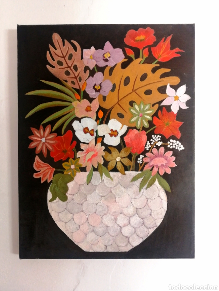 Arte: Bodeg&oacute;n flores. &Oacute;leo - Foto 2