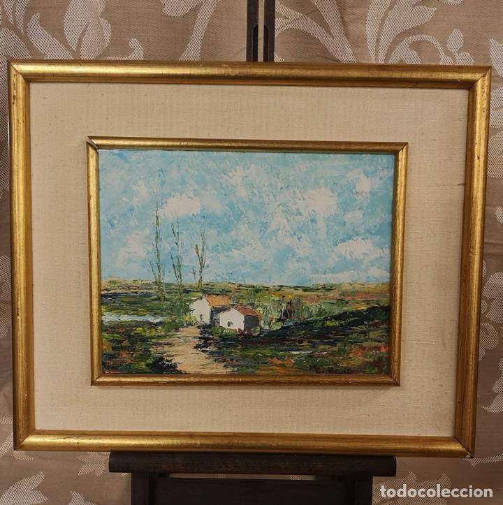 Arte: Paisaje con casas - Foto 1