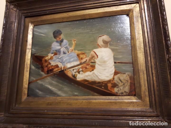Arte: Cuadro Belle Epoca tabla - Foto 2