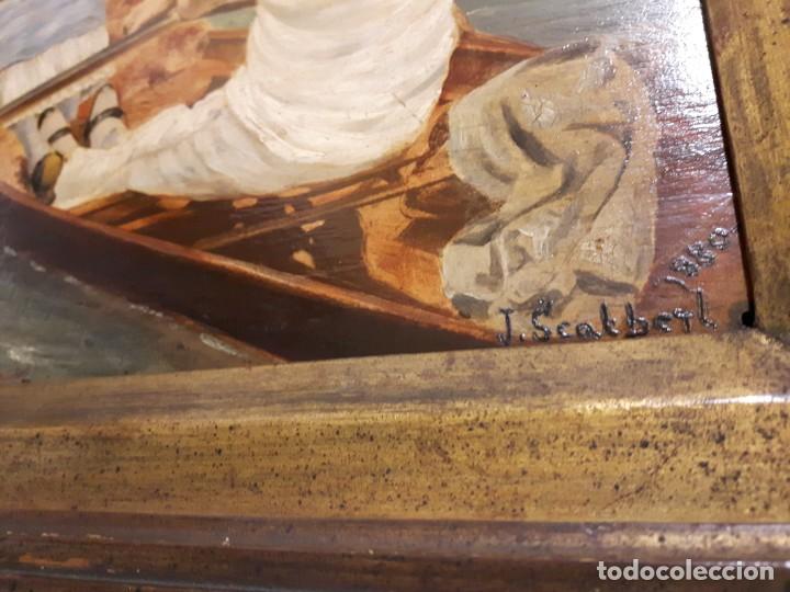 Arte: Cuadro Belle Epoca tabla - Foto 6