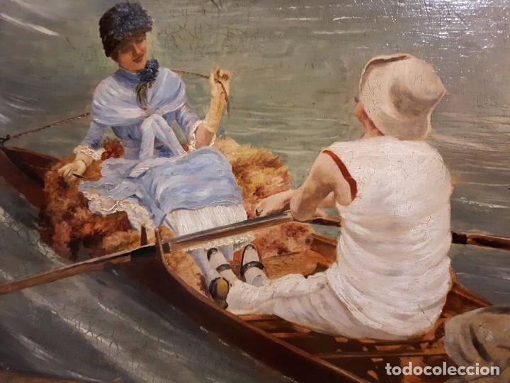 Arte: Cuadro Belle Epoca tabla - Foto 7