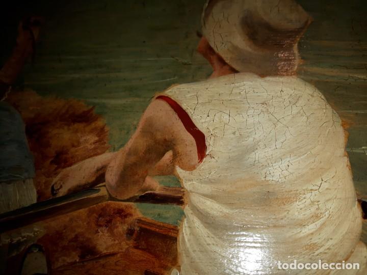 Arte: Cuadro Belle Epoca tabla - Foto 10