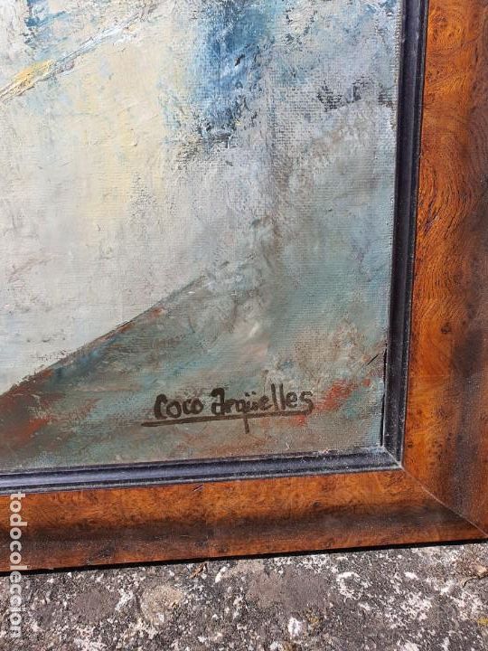 Arte: Oleo sobre lienzo COCO ARGUELLES 81 cms x 65 cms - Foto 3