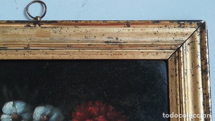 Arte: OLEO BODEGON DE FLORES FIRMADO E POSALES - Foto 4