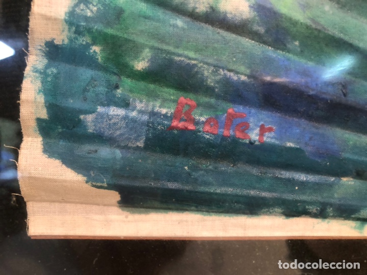 Arte: OLEO SOBRE ABANICO DE RAMON BOTER. - Foto 4