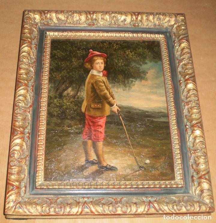 Arte: GOLF PINTURA INGLESA - Foto 1