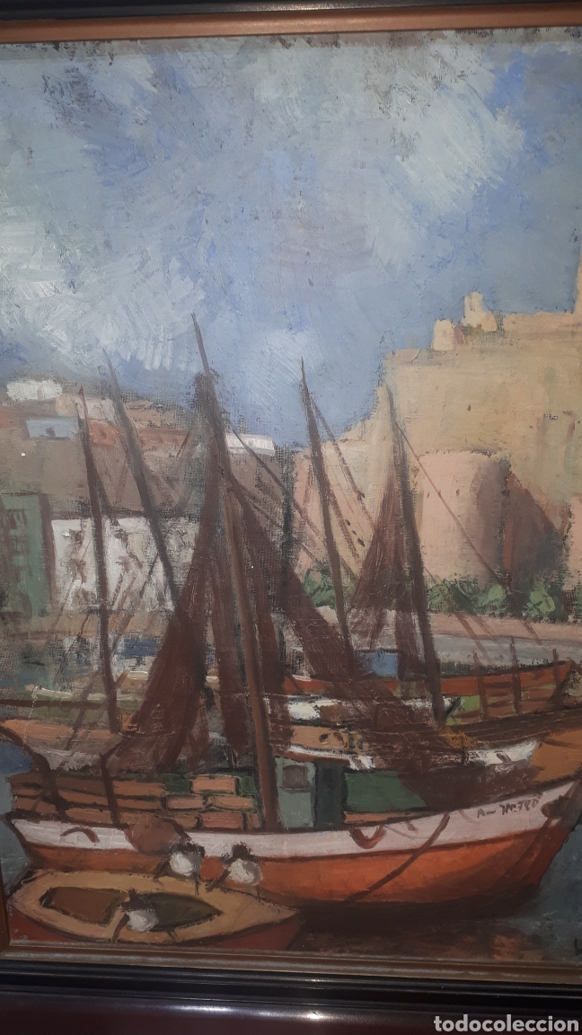 Arte: OLEO FIRMADO 1957 - Foto 2