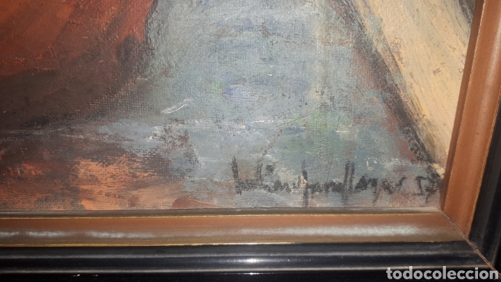 Arte: OLEO FIRMADO 1957 - Foto 4