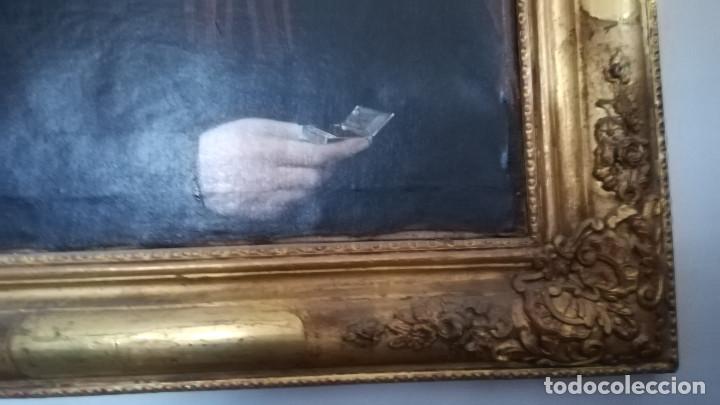Arte: OLEO DAMA SIGLO XIX - Foto 3
