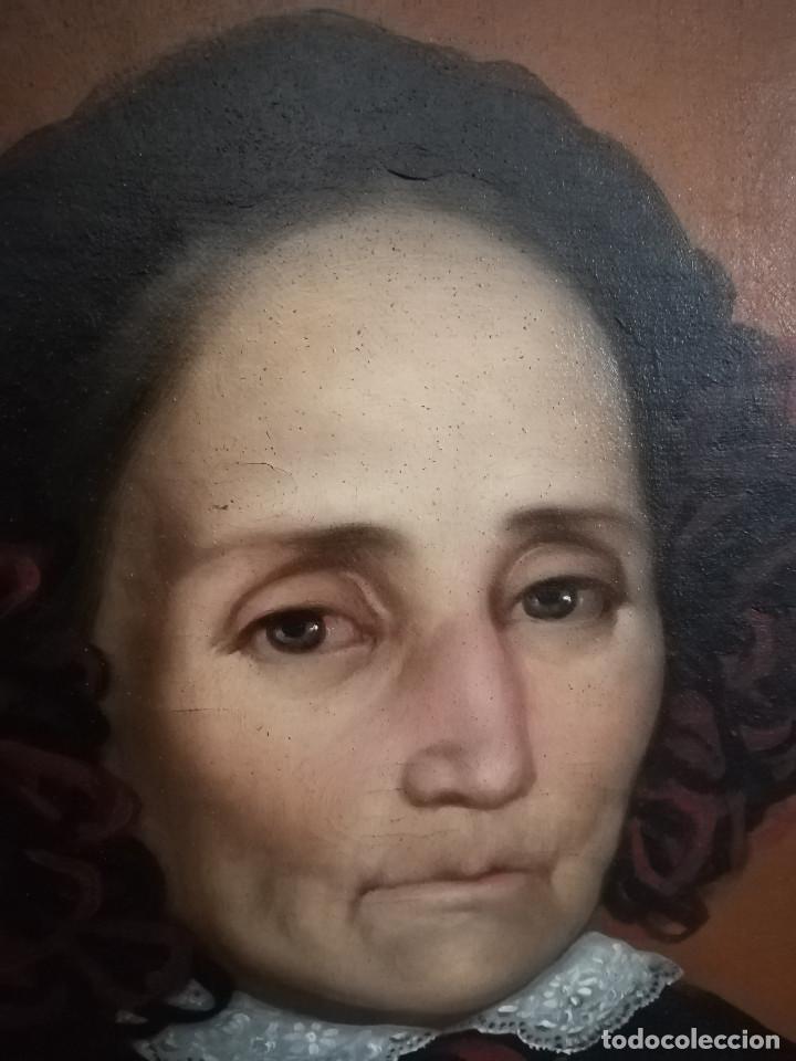Arte: OLEO DAMA SIGLO XIX - Foto 9