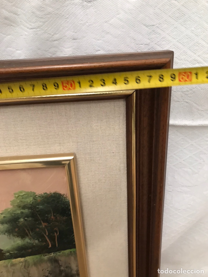 Arte: CUADRO &Oacute;LEO SOBRE TABLA FIRMADO - Foto 4