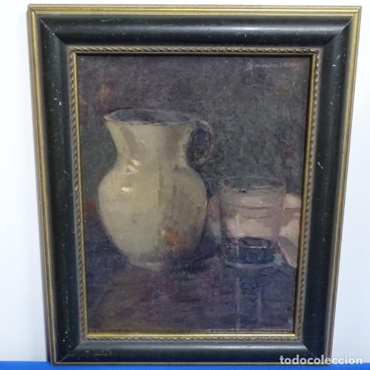 Arte: &Oacute;leo bodegon de Ramon sanvisens marfull. - Foto 2
