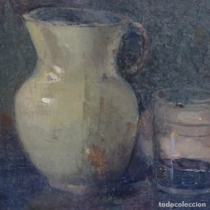 Arte: &Oacute;leo bodegon de Ramon sanvisens marfull. - Foto 3