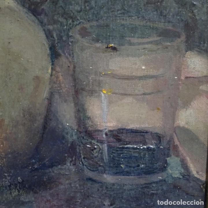 Arte: &Oacute;leo bodegon de Ramon sanvisens marfull. - Foto 4