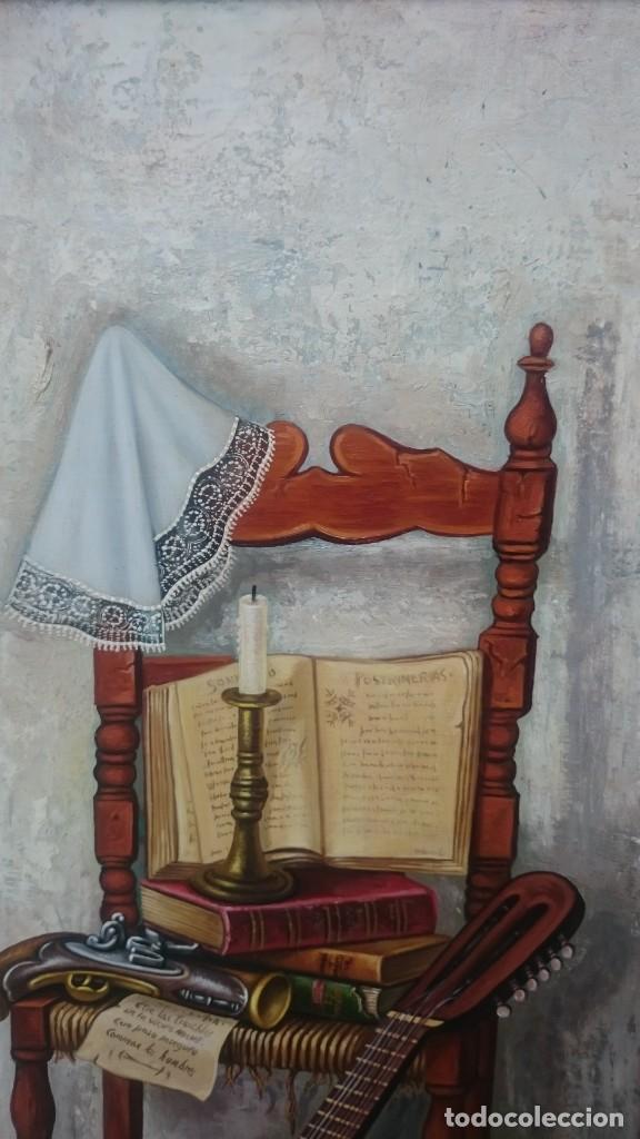 Arte: BODEGON MUSICAL CON BANDURRIA - Foto 5